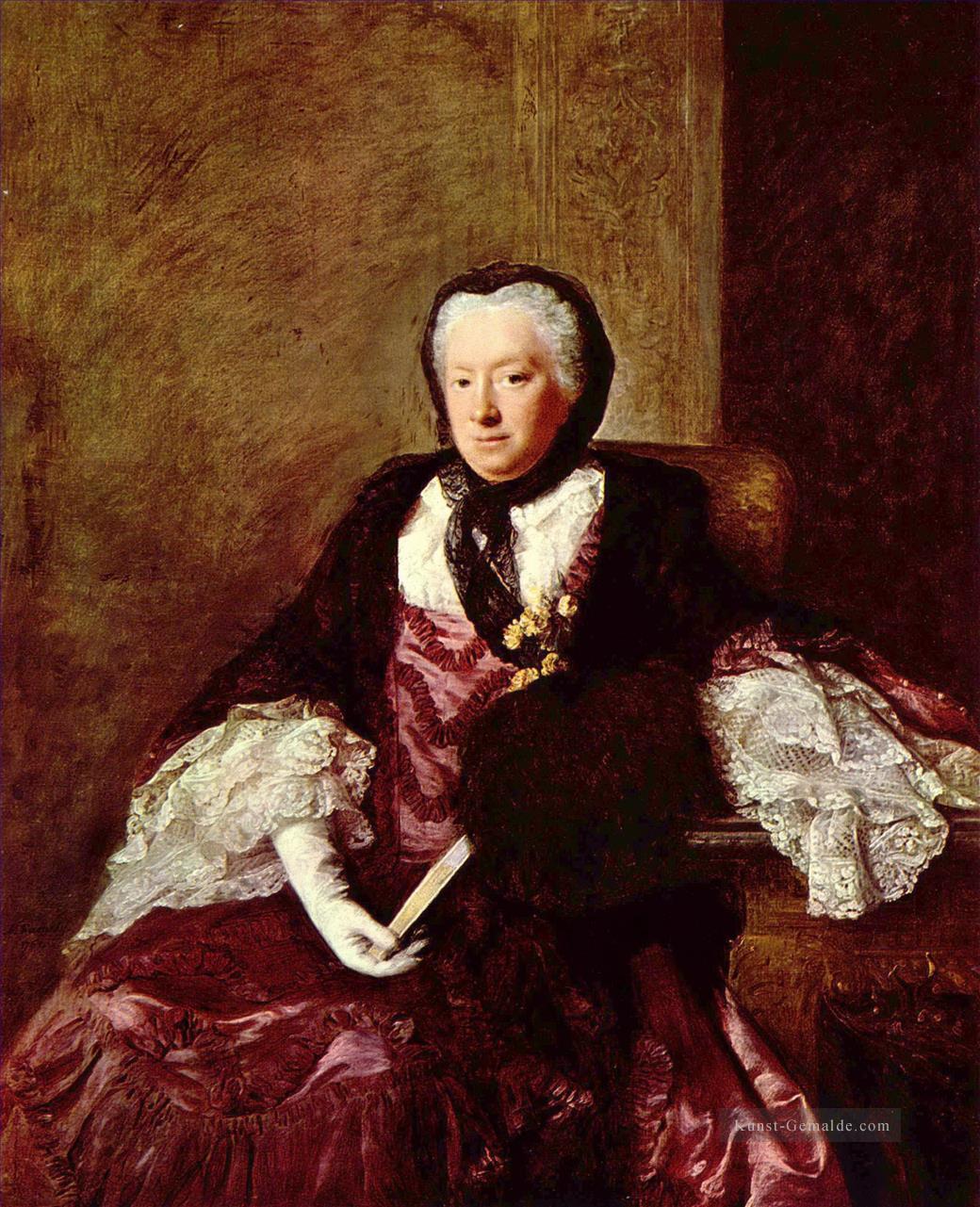Porträt der mären Atketten mrs martin Allan Ramsay Portraiture Classicism Ölgemälde